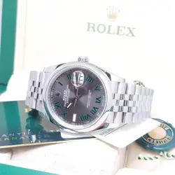 ROLEX 36MM WIMBLEDON JUBILEE BRACELET DATEJUST 126200 (2024)