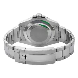 Rolex Submariner Watch 41MM Black Index Hour Markers Dial White Gold