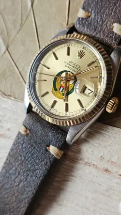 VINTAGE ROLEX DATEJUST 16013 CHAMPAGNE DIAL MEN'S AUTOMATIC WATCH 1979