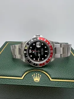 FULL SET ROLEX GMT MASTER II 16710 COKE 2023 SERVICE CARD