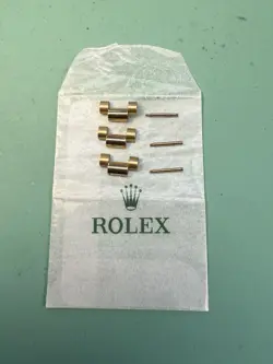 ROLEX 18K LINKS LADIES PRESIDENT  3 LINKS AND SCREWS