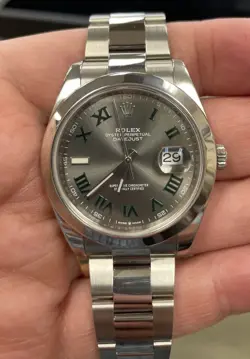 ROLEX DATEJUST WIMBLEDON 41MM 126300