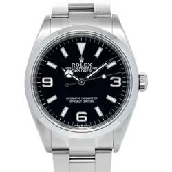 ROLEX EXPLORER 124270 AUTOMATIC STAINLESS STEEL BLACK DIAL MEN'S WATCH 36MM