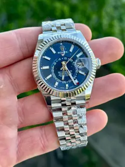 2022 ROLEX SKY DWELLER 326934 BLUE JUBILEE W/ BOX & PAPERS