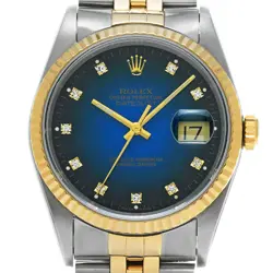 ROLEX DATEJUST 16233G E NUMBER (MANUFACTURED AROUND 1990) MEN'S WATCH G0411