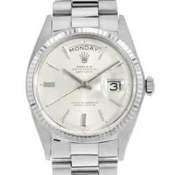 ROLEX DAY DATE 1803/9 SILVER 16 NUMBER ANTIQUE MENS