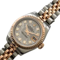USED ROLEX DATEJUST 26 METEORITE 179171G CASE SIZE 26MM LADIES WATCH #421711