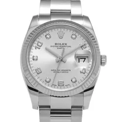 ROLEX OYSTER PERPETUAL DATE 34 115234G RANDOM SERIAL MEN'S WATCH G0411