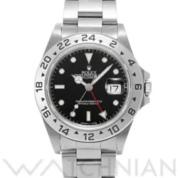 USED ROLEX EXPLORER II 16570 BLACK CASE SIZE 40×40MM MEN'S WATCH #449411