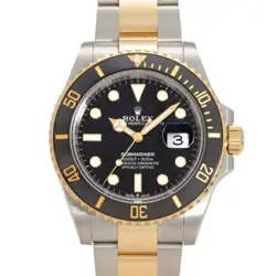USED ROLEX SUBMARINER DATE 126613LN BLACK MEN'S WATCH #411711