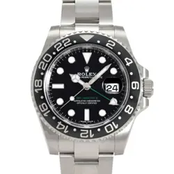 USED ROLEX GMT 116710LN BLACK MEN'S WATCH #412011