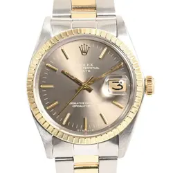 USED ROLEX OYSTER PERPETUAL DATE 1505 GRAY MEN'S WATCH #41311