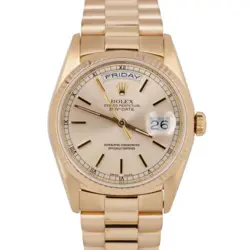 36MM SILVER 18K