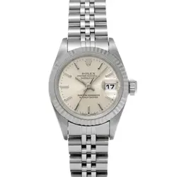 USED ROLEX DATEJUST 69174 SILVER CASE SIZE 26×26MM LADIES WATCH #414911
