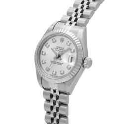 USED ROLEX Datejust 79174G Silver Case Size 26×26mm Ladies Watch #412711