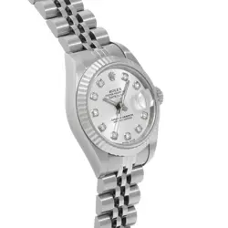 USED ROLEX Datejust 79174G Silver Case Size 26×26mm Ladies Watch #412711