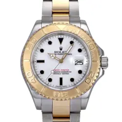 USED ROLEX YACHT MASTER 16623 WHITE MEN'S WATCH #41511
