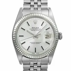 USED ROLEX DATEJUST 1601 SILVER CASE SIZE 36MM×36MM MEN'S WATCH #413011