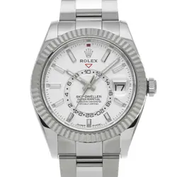 USED ROLEX SKY DWELLER 336934 WHITE CASE SIZE 42×42MM MEN'S WATCH #41011