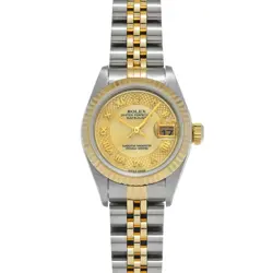USED ROLEX DATEJUST 79173NRD YELLOW CASE SIZE 26×26MM LADIES WATCH #41211
