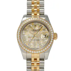 USED ROLEX DATEJUST 179383G GOLD LADIES WATCH #41111