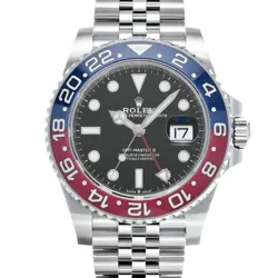 ROLEX GMT MASTER II 126710BLRO BLACK DIAL RED/BLUE BEZEL 40MM MEN'S WATCH