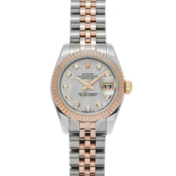 USED ROLEX DATEJUST 179171G CASE SIZE 26×26MM LADIES WATCH #431711