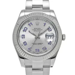 ROLEX DATEJUST II 116334 SILVER DIAL AUTOMATIC 41MM MEN'S WATCH