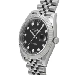 USED ROLEX Datejust 41 126334G Black Case Size 41×41mm Men's Watch #41411