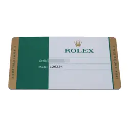 USED ROLEX Datejust 41 126334G Black Case Size 41×41mm Men's Watch #41411