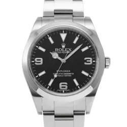 USED ROLEX EXPLORER 214270 BLACK CASE SIZE 39×39MM MEN'S WATCH #423811