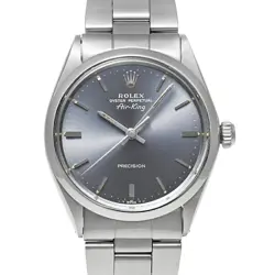 USED ROLEX AIR KING 5500 GRAY CASE SIZE 34MM×34MM MEN'S WATCH #446611