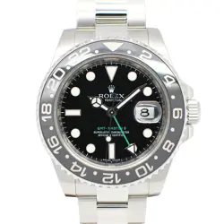 ROLEX GMT MASTER II 116710LN BLACK DIAL BLACK BEZEL 40MM AUTOMATIC MEN'S WATCH
