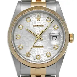 ROLEX DATEJUST 16233G P NUMBER (MANUFACTURED AROUND 2001) MEN'S WATCH G0411