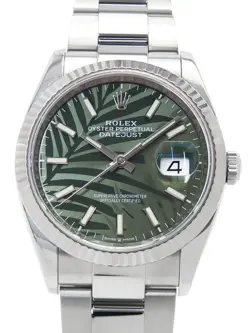 ROLEX DATEJUST 36 PALM MOTIF 126234 RANDOM MEN #T042