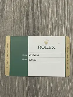 126660 GUARANTEE WARRANTY