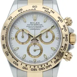 ROLEX COSMOGRAPH DAYTONA WATCH 116503 K18YG/STAINLESS STEEL MENSWATCH WHITE USED