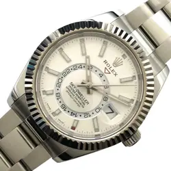 ROLEX SKY-DWELLER 326934 SILVER DIAL 42MM AUTOMATIC MEN'S WATCH