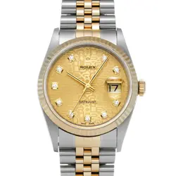 ROLEX DATEJUST 16233G T NUMBER (MANUFACTURED AROUND 1997) MEN'S WATCH G0411