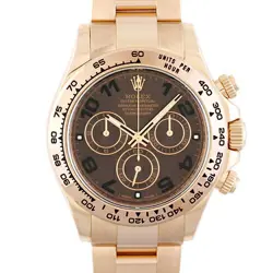 ROLEX DAYTONA 116505 BROWN (BLACK ARABIC) DIAL #012