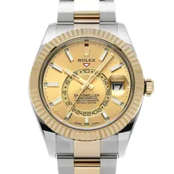 ROLEX SKY-DWELLER 326933 CHAMPAGNE DIAL AUTOMATIC MEN'S WATCH