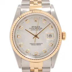 ROLEX DATEJUST 16233NG SS×YG AT SHELL-FACE 5 EXTRA LINKS