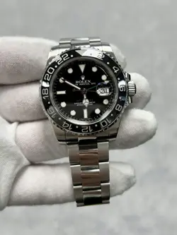 ROLEX GMT-MASTER II 116710LN BLACK DIAL 40MM STAINLESS STEEL OYSTER BRACELET