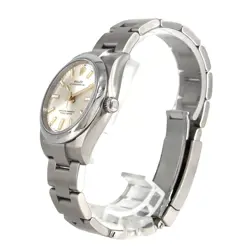 ROLEX OYSTER PERPETUAL PINK STEEL BAG WATCH AUTHENTIC