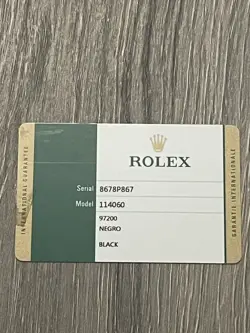 114060 GUARANTEE WARRANTY