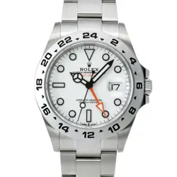 ROLEX EXPLORER II 226570 WHITE DIAL AUTOMATIC STAINLESS STEEL 42MM MEN’S WATCH