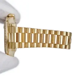 Rolex Day-Date 2 218348A Random Number K18YG Solid Genuine Diamond Used HOUB-0