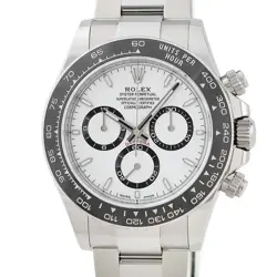 ROLEX COSMOGRAPH DAYTONA 126500LN RANDOM NUMBER WHITE PANDA DIAL USED HOUB-0