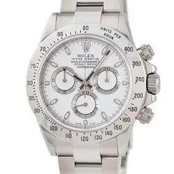 ROLEX COSMOGRAPH DAYTONA 116520 OH RANDOM WHITE AUTOMATIC MENS WATCH USED HOUB-0