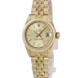 ROLEX DATEJUST BARK 69278 94 18YG SOLID GOLD TRITIUM AUTOMATIC USED HOUB-0